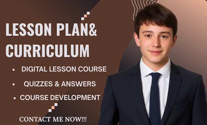 create personalized kids course lesson plans with activities and assessments