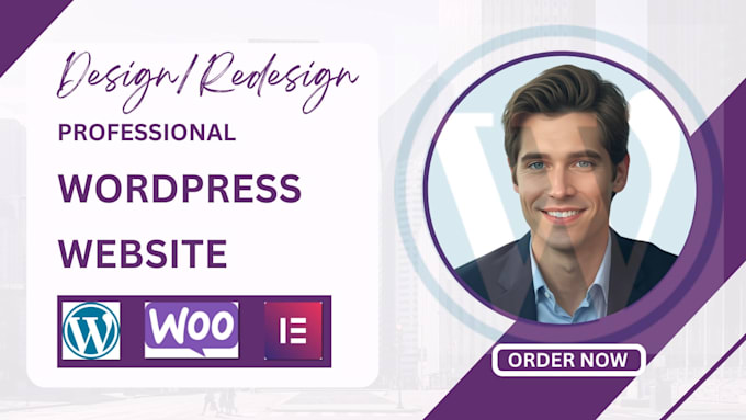 do a modern responsive business wordpress website design, redesign, landing page