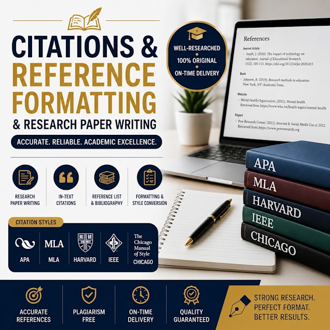 help with citations and reference formatting