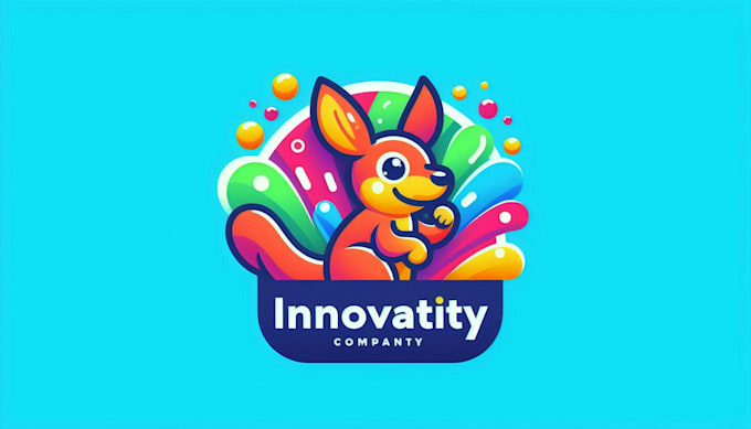 make kangaroo mascot logo for you with new concept