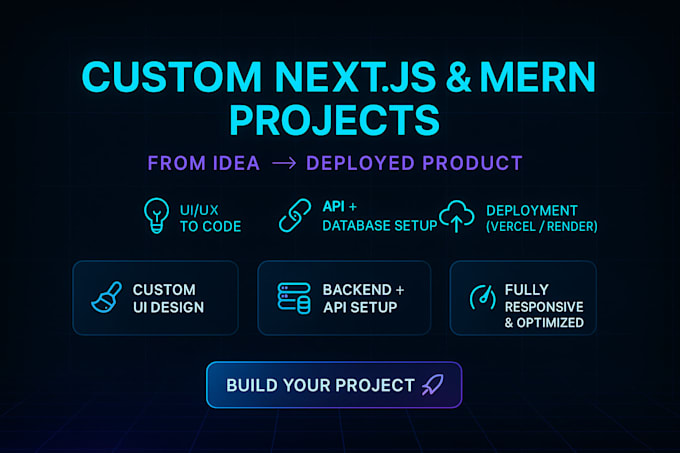 fix your react next js bugs or build a complete mern web app