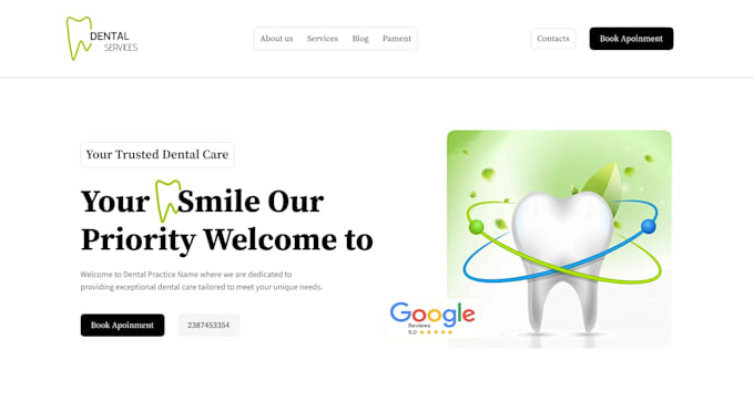 professional landing page design