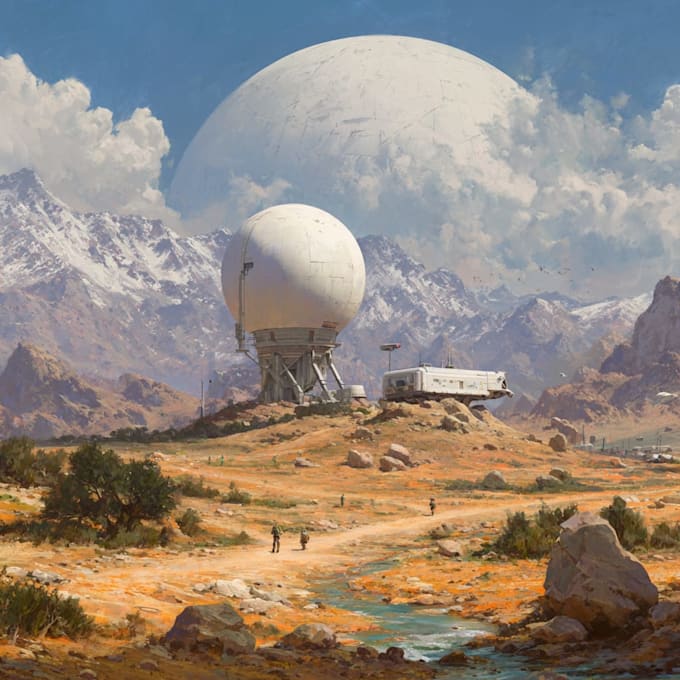 sci fi illustration and sci fi art