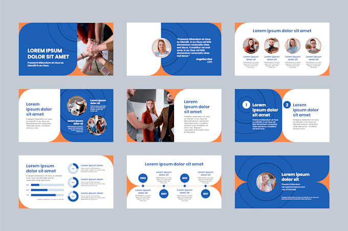 design pitch deck and modern ppt presentation