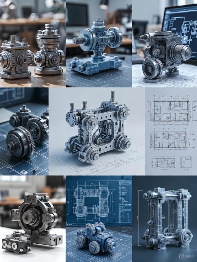 accurate cad drafting and three dimensional mechanical design