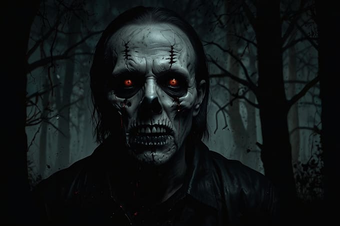 create concept art, illustration, book cover, monster art