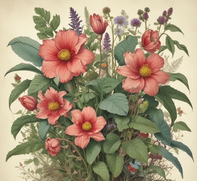 draw a botanical illustration