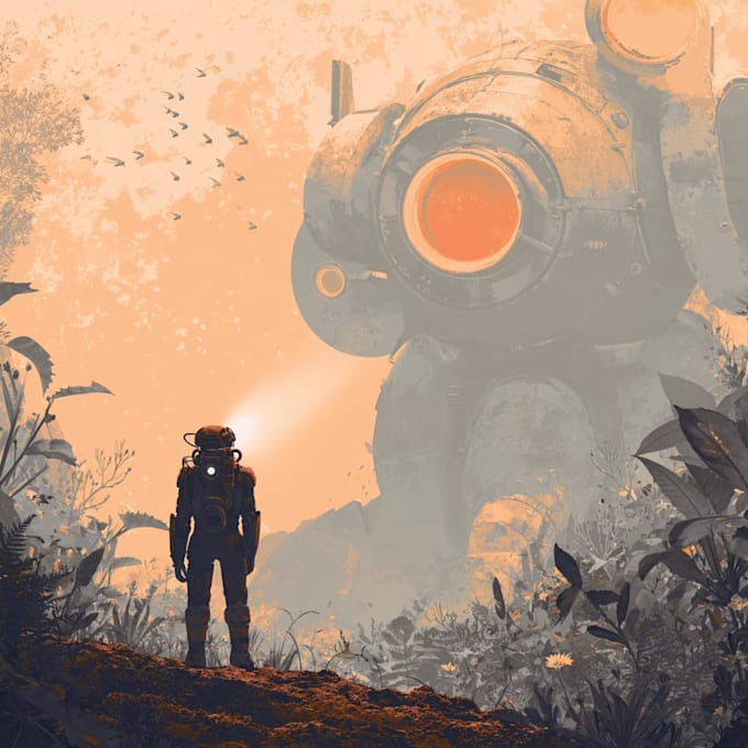 sci fi illustration and sci fi art