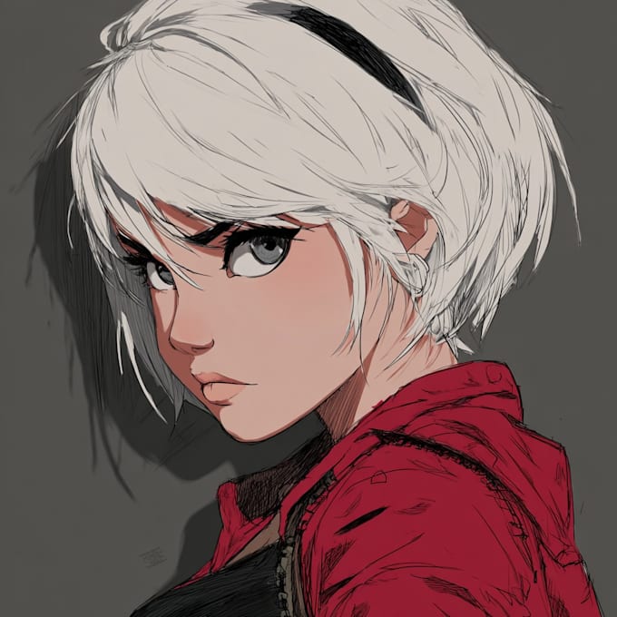 draw a manga character design