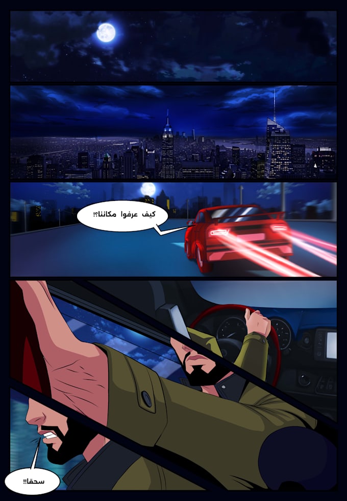 make an illstration comics and manga in a good quality