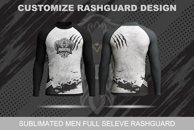 create unique sublimation rashguard designs for your brand