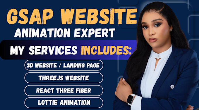 create 3d interactive website landing page using threejs, gsap, matterjs