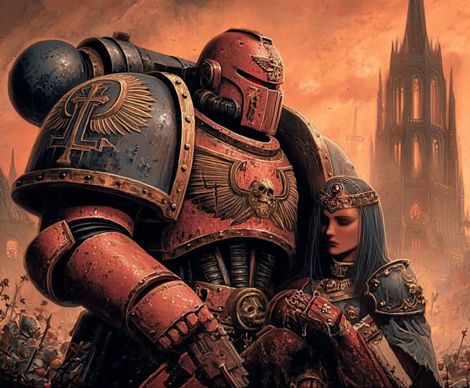 do a warhammer 40k character depending on your concept