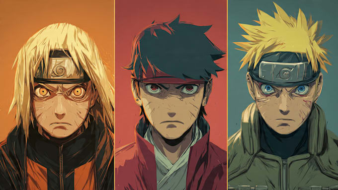 draw you or your oc in naruto boruto style drawing