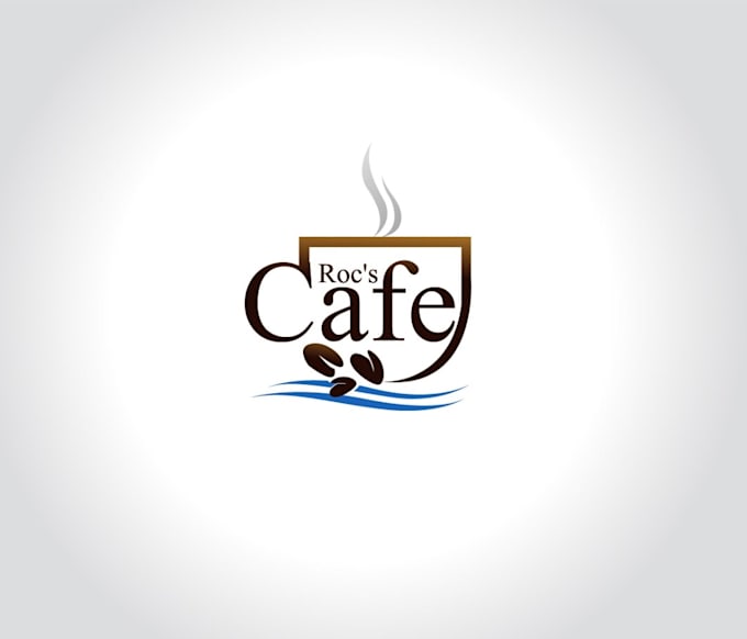 design minimal coffee, café, restaurant logo design