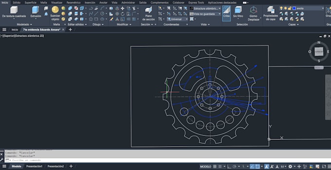 Create 2d and 3d mechanical parts in autocad by Eduardo_ag25 | Fiverr