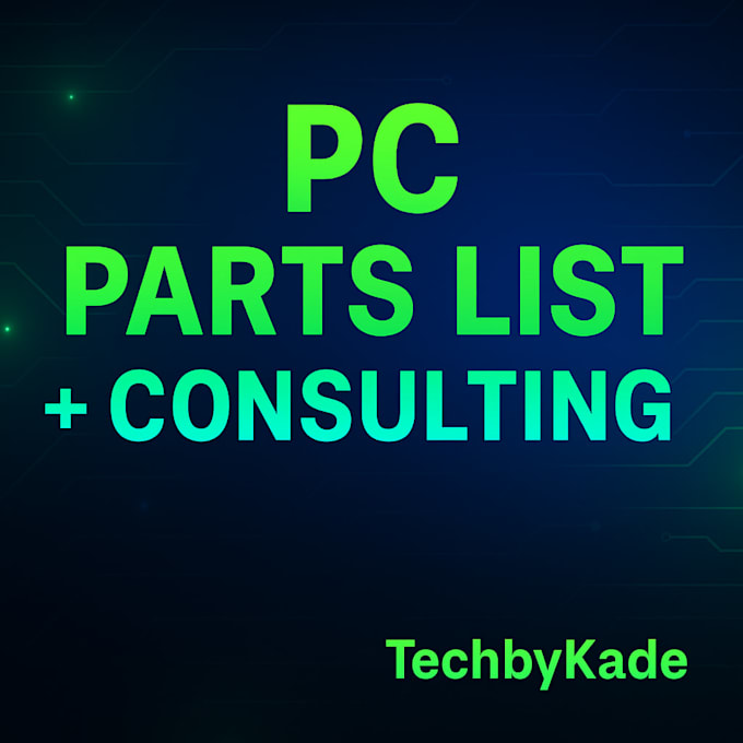 recommend a custom gaming PC parts list for your budget