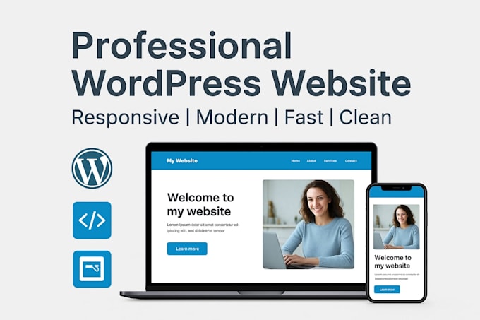 Create a modern and responsive html css website by Juttsaabx | Fiverr
