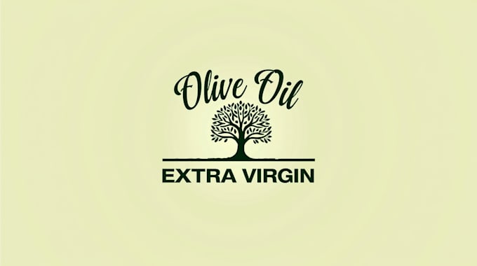 design super olive oil tree logo
