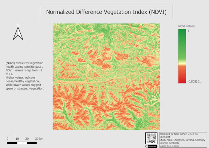 create professional gis maps, spatial analysis, and visualizations using qgis