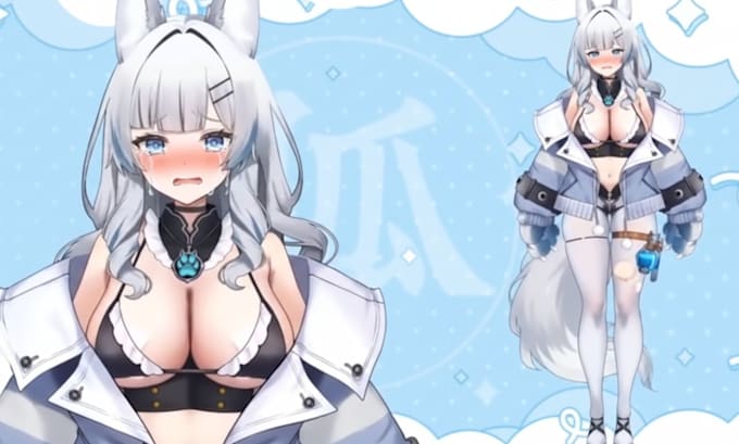 vtuber model live2d rigging vtuber anime model live2d model for vtube studio