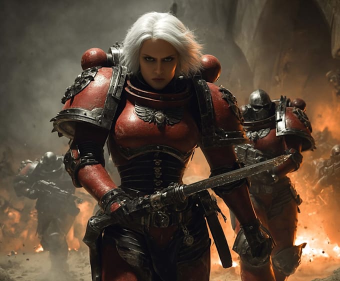 draw an your warhammer 40k character