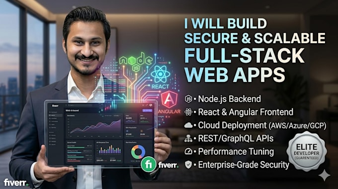 build secure scalable full stack web apps with nodejs react angular