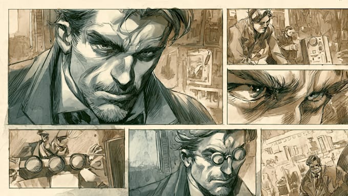 do superhero comic page