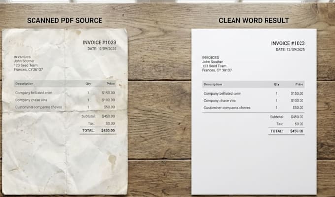 expertly convert PDF to word docx keeping the layout same