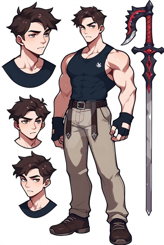 create character reference sheets for you