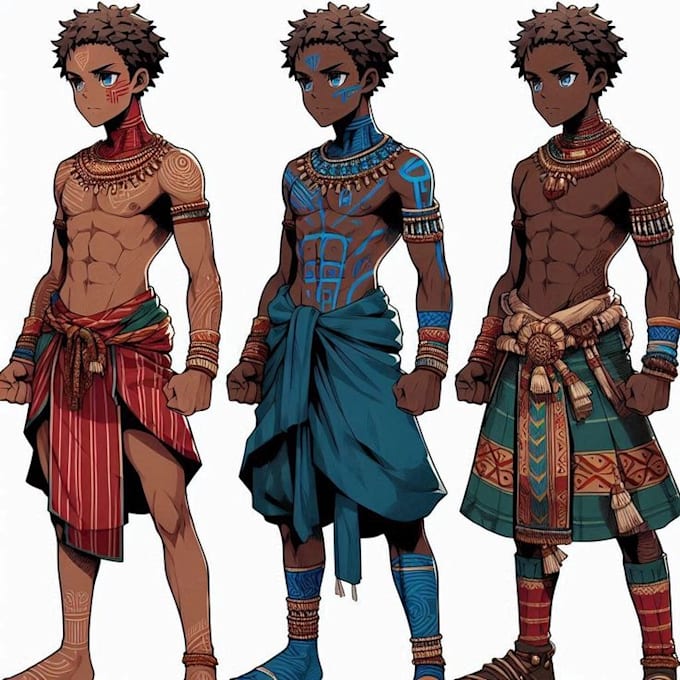 draw character design reference sheets or different poses