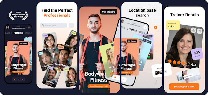 design screenshots for app store and google play store
