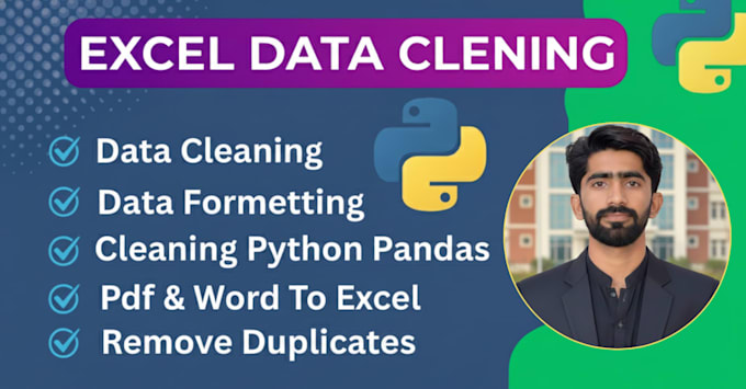 clean, analyze and fix messy data using python, pandas, excel, CSV