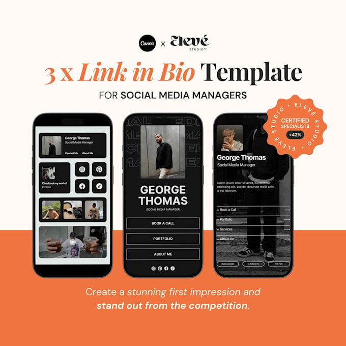 Set up a professional linktree bio link landing page for instagram fast ...
