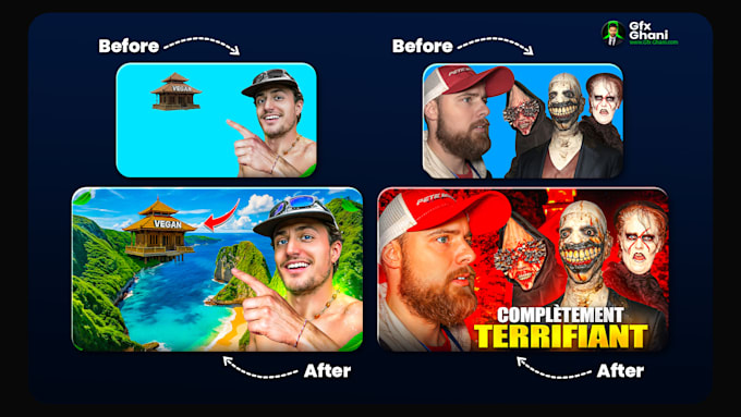 create high CTR youtube thumbnail designs miniature and miniaturas