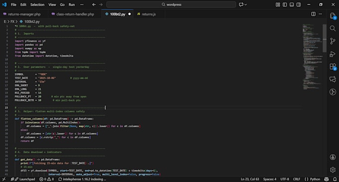 build a custom python script or automation