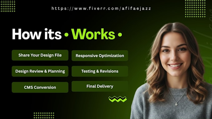 convert figma, PSD, xd to wordpress, shopify, webflow nd framer web responsive