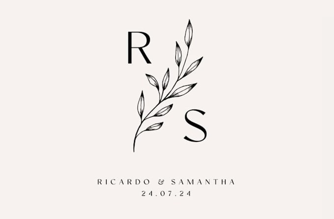 do monogram, wedding monogram, signature, wedding initials and wedding logo