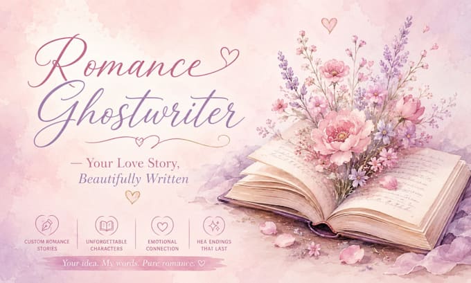 be your sizzling and captivating romance story, ghostwriter