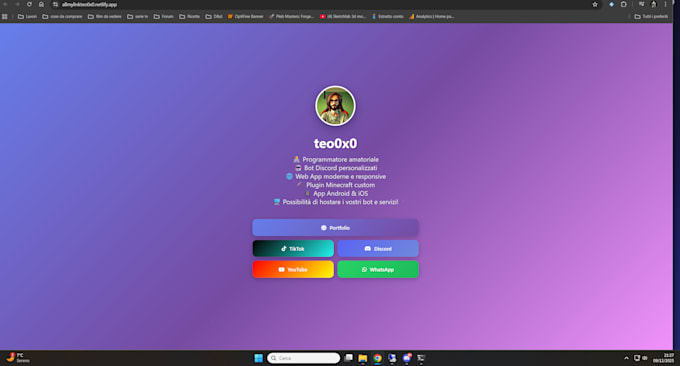 create a modern responsive website or landing page