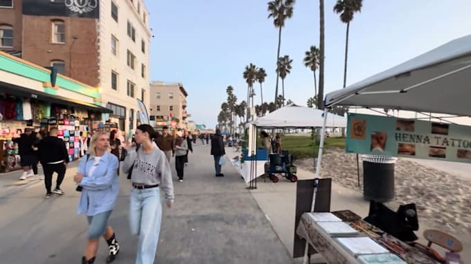 make 30 walking tour videos in la for your youtube channel