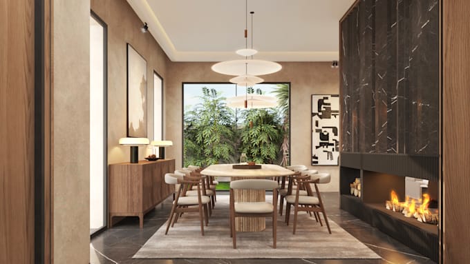 create 3d interior and exterior design