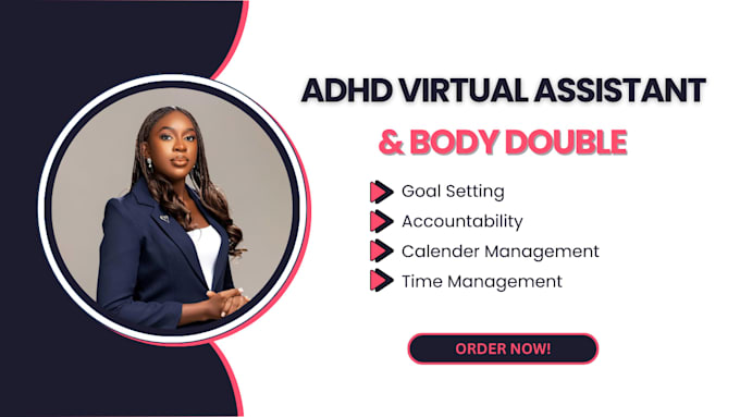 be your adhd virtual assistant, personal virtual assistant, body double partner