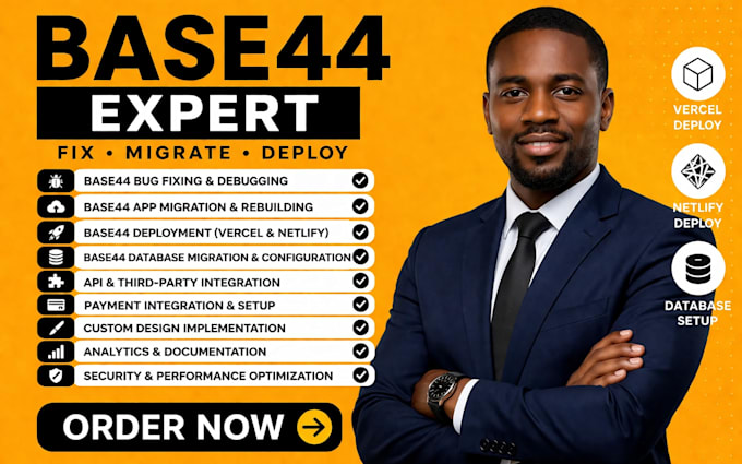 base44 expert fix base44 app base44 migration base44 bug fixing base44 deploy