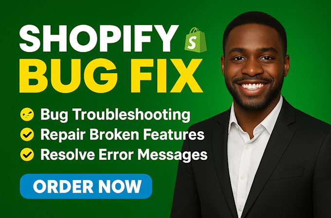 fix shopify bugs shopify errors slow shopify store issues custom coding
