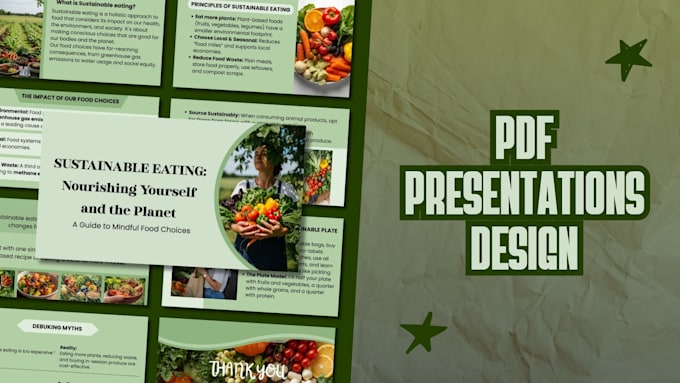 design professional, modern and creative PDF presentations
