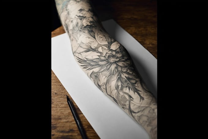 design a professional minimalist tattoo design