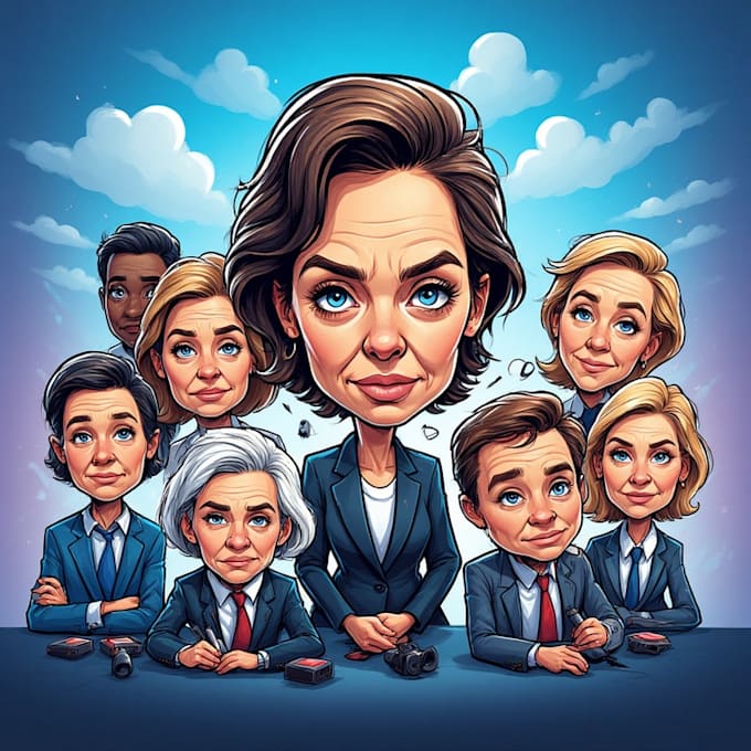 create unique and expressive cartoon caricatures