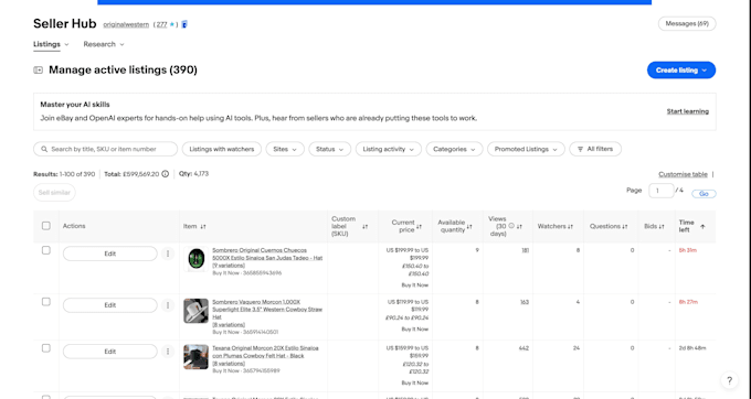 do ebay dropshipping on profit share