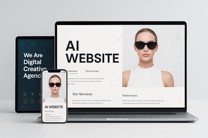 build an automated ai website